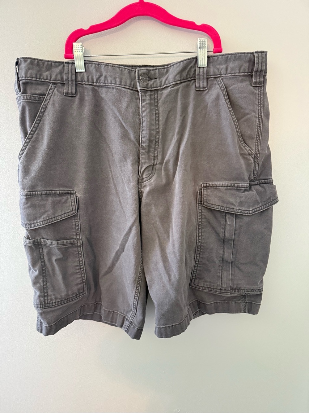 Carhartt RUGGED FLEX® RELAXED FIT
CANVAS CARGO WORK SHORT size 38 dark gray